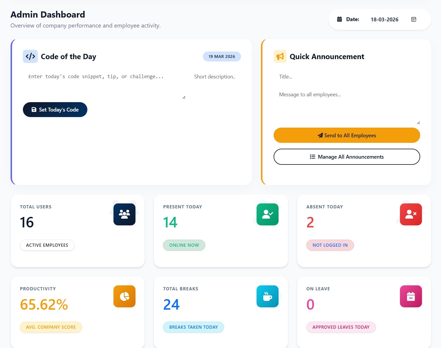 Zneus Admin Dashboard